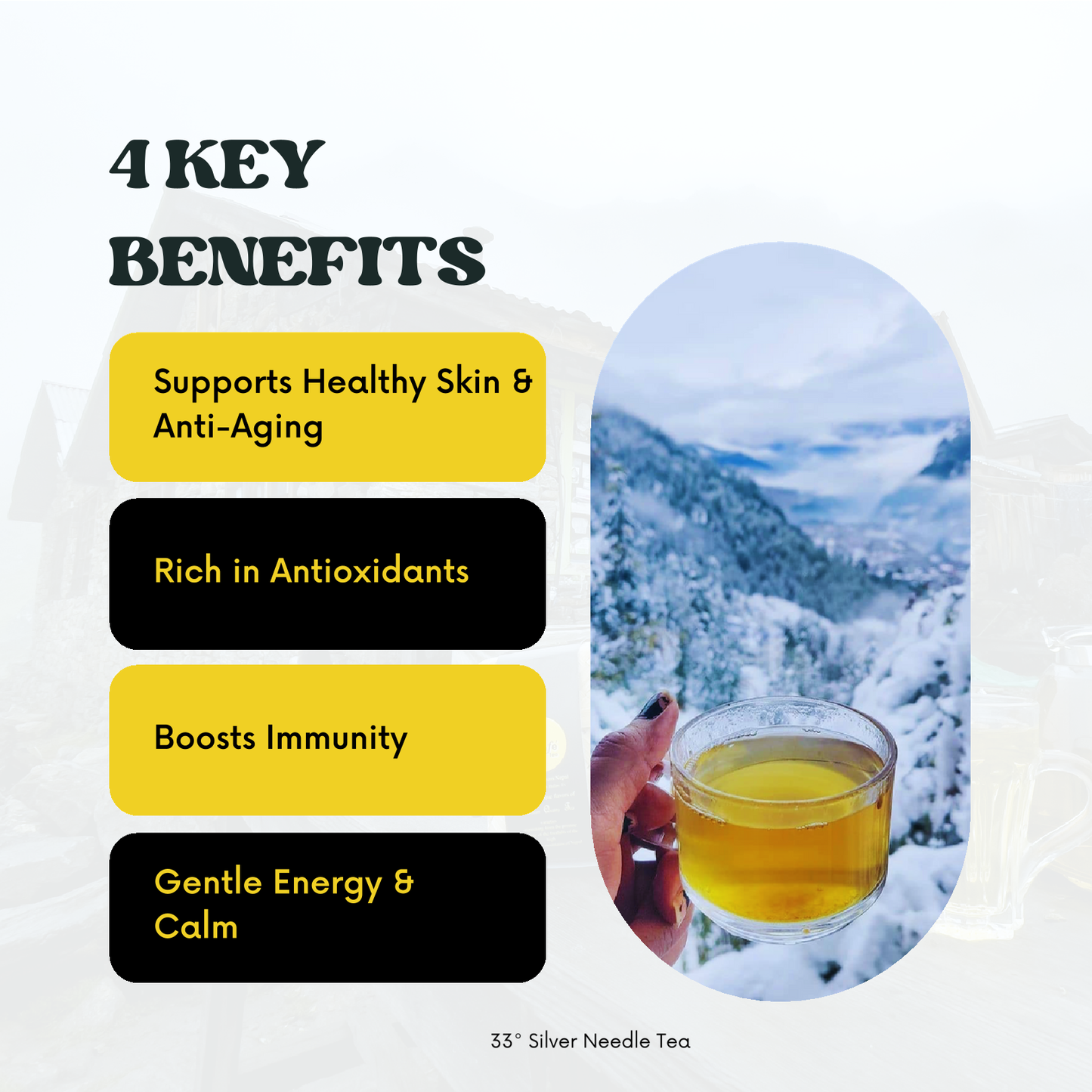 119° Mt. Pumori Special White Tea – USDA Certified Organic