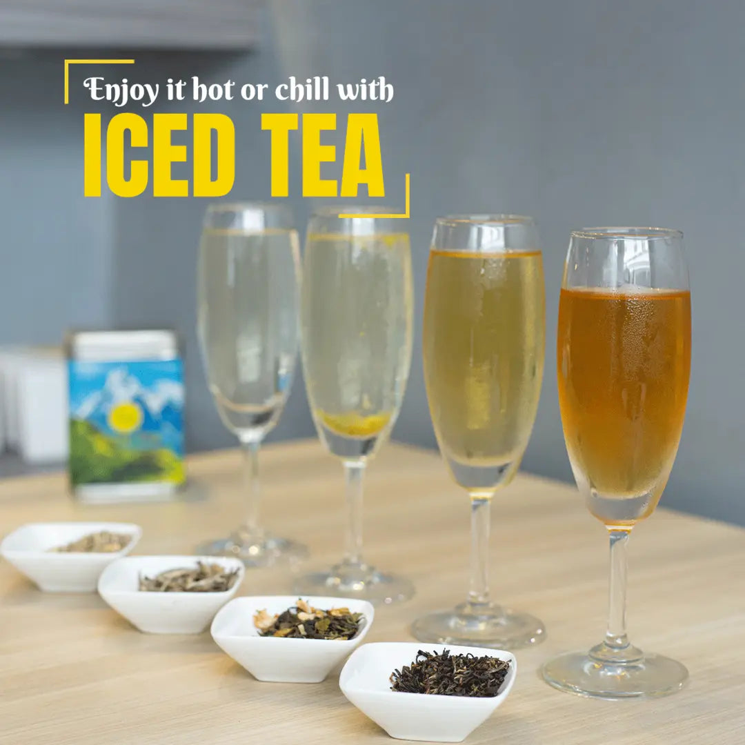 enjoy it hot or chill with black loose leaf tea cold brew