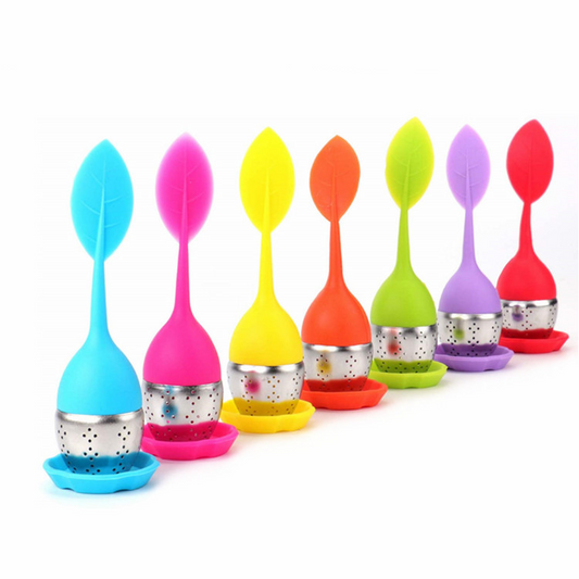 Silicone Handle Tea Infuser - Stylish, Durable, and Perfect for Loose Leaf Tea