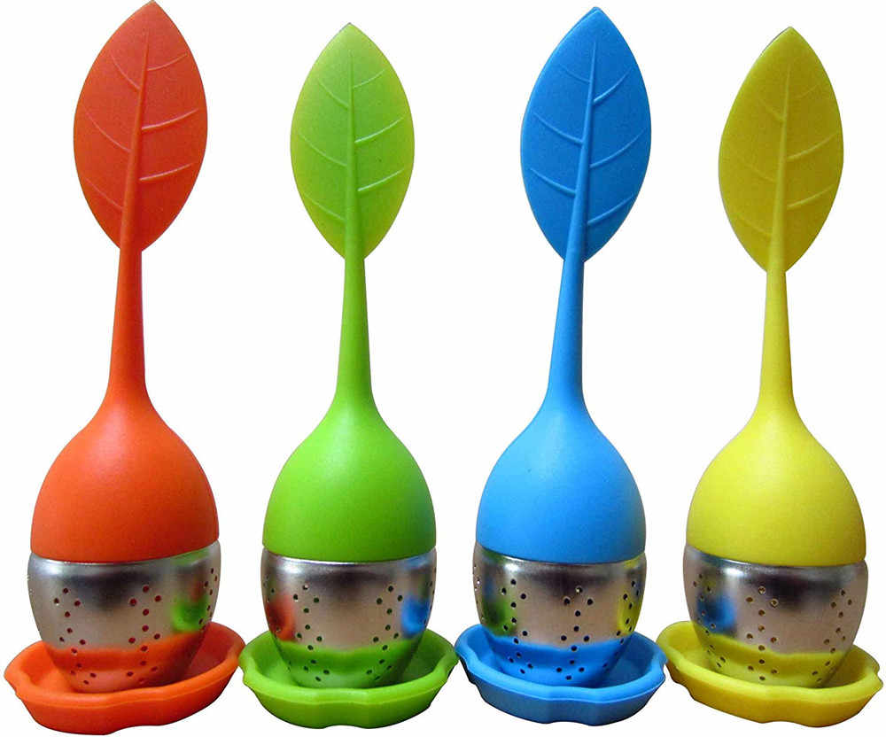 Silicone Handle Tea Infuser - Stylish, Durable, and Perfect for Loose Leaf Tea