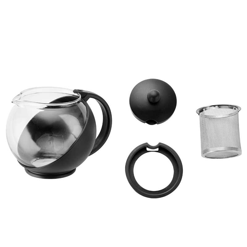 25 oz Glass Teapot with Stainless Steel Infuser – Elegant, Durable, and Perfect for Loose Leaf Tea