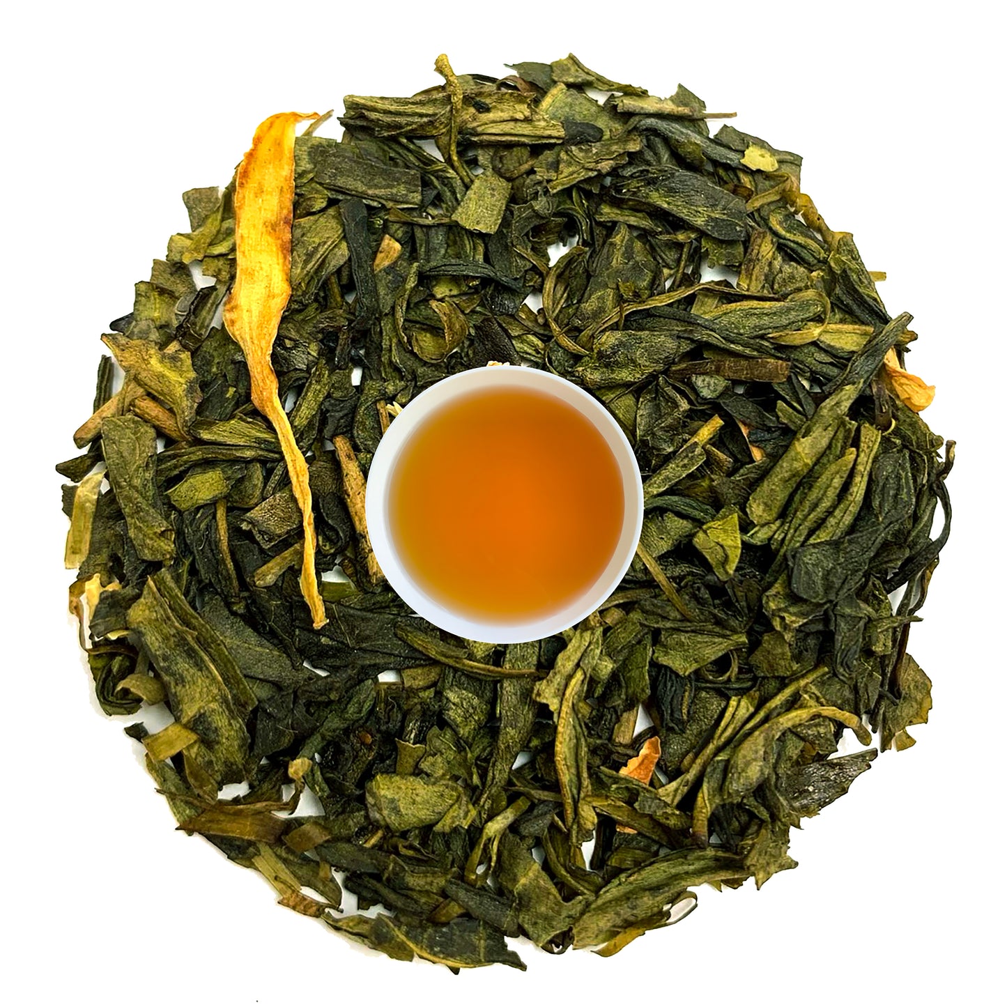 Our Jasmine Green tea is a floral blend of Nepalese green tea and jasmine blossoms. A full-bodied infusion of this green tea produces a beautiful jasmine aroma with fragrant and floral flavor. Steeps up an amazing tea, both hot & iced!