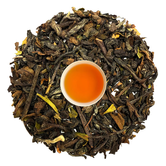 This Ilam Black Tea blended with the flavorful Himalayan Cardamom spice is one of our most versatile teas. This tea can be served just by itself , or makes great Chai Tea (hot or Iced).