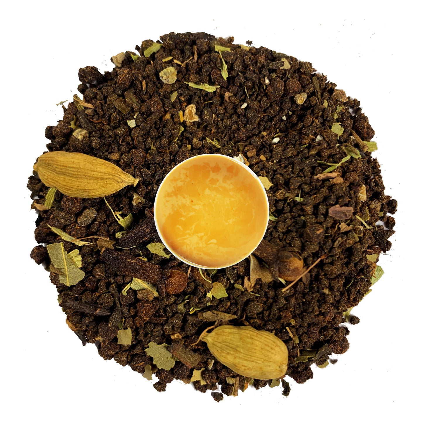 Yak Mountain Chia consists of cinnamon, cardamom, cloves, black pepper and other different spices which makes it irresistibly aromatic While producing a rich red-brown color when they are boiled by traditional method; the spices that make up this chai base not only have their individual health benefits but they work in synergy to promote wellbeing and boost metabolism.