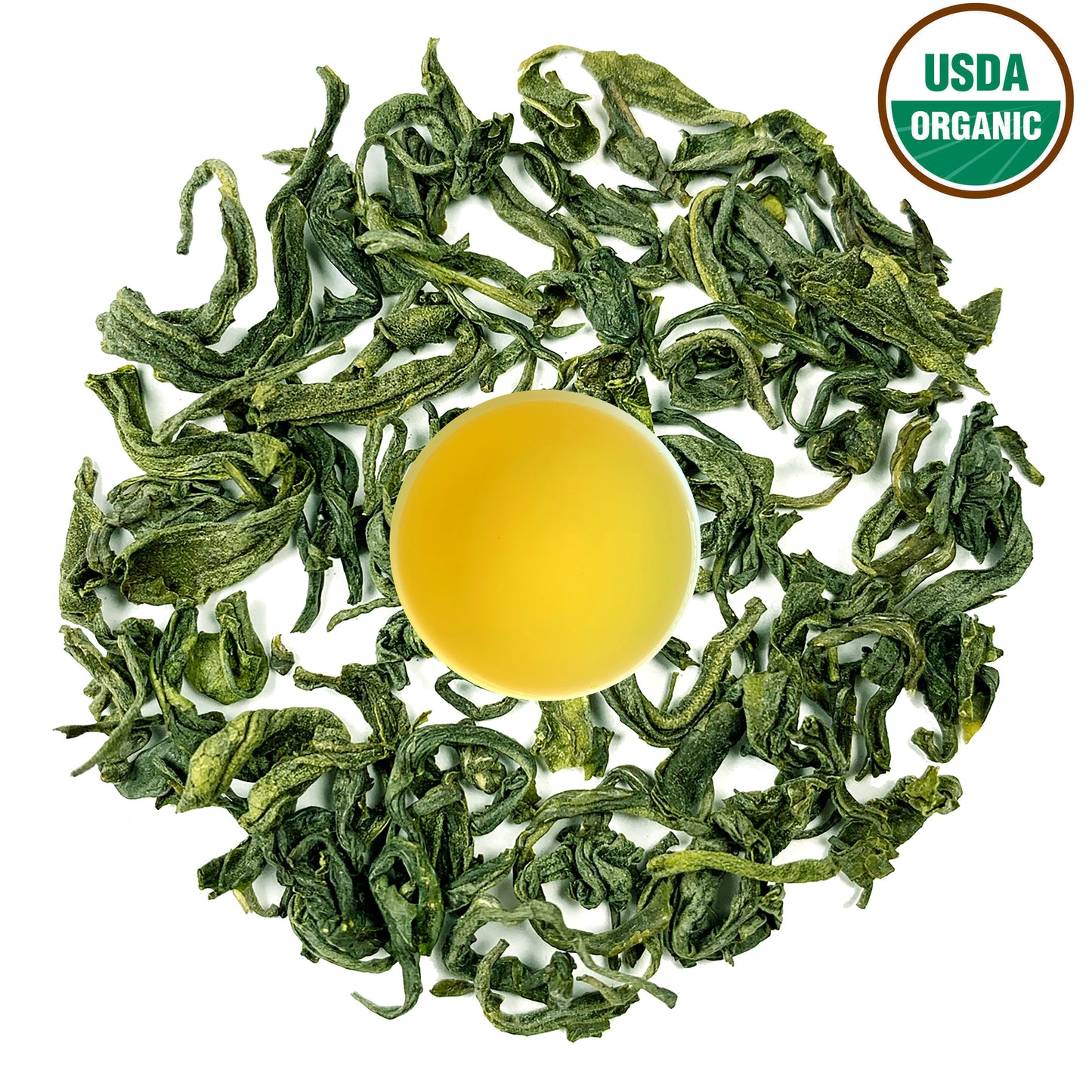 Mt Pumori emerald green tea is high elevation USDA Organic tea is our favorite Green Tea yet. It originates from high altitude tea Plantations in Ilam, where there is a constant flow of Monsoon clouds rising up towards the higher Himalayas before turning into rain or snow.