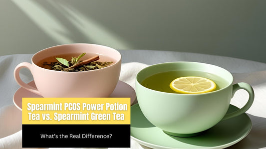 Spearmint PCOS Power Potion Tea vs. Spearmint Green Tea—What’s the Real Difference?