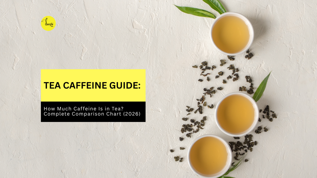 Tea Caffeine Guide: How Much Caffeine Is in Tea? Complete Comparison Chart (2026)