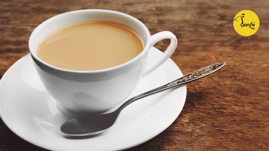 Image of a Nepali Milk tea served in a cup 