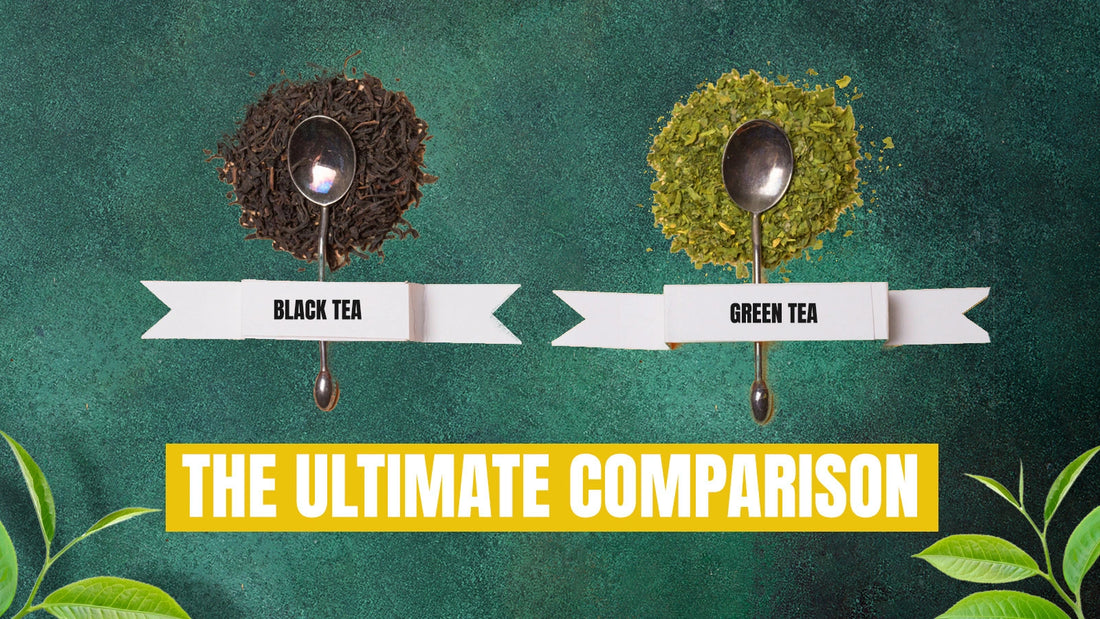 comparison between black tea vs green tea