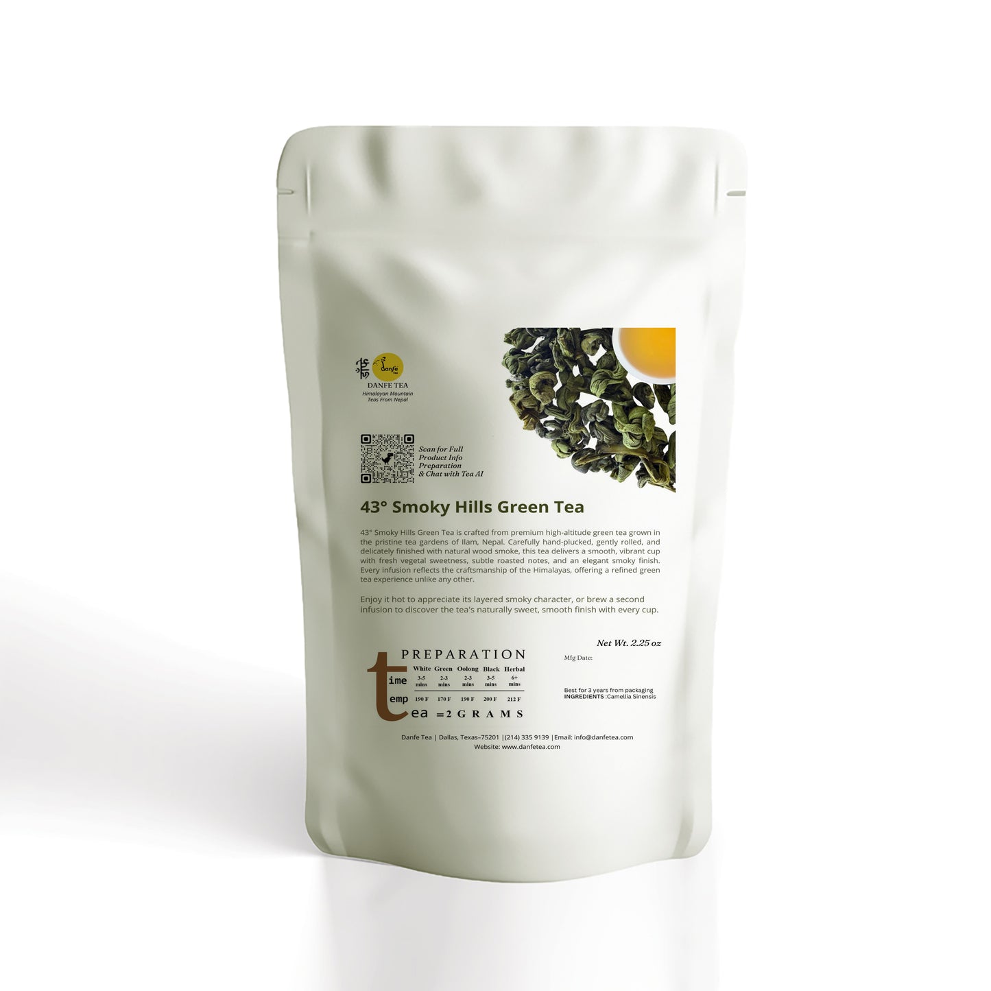 43° Smoky Hills Green Tea