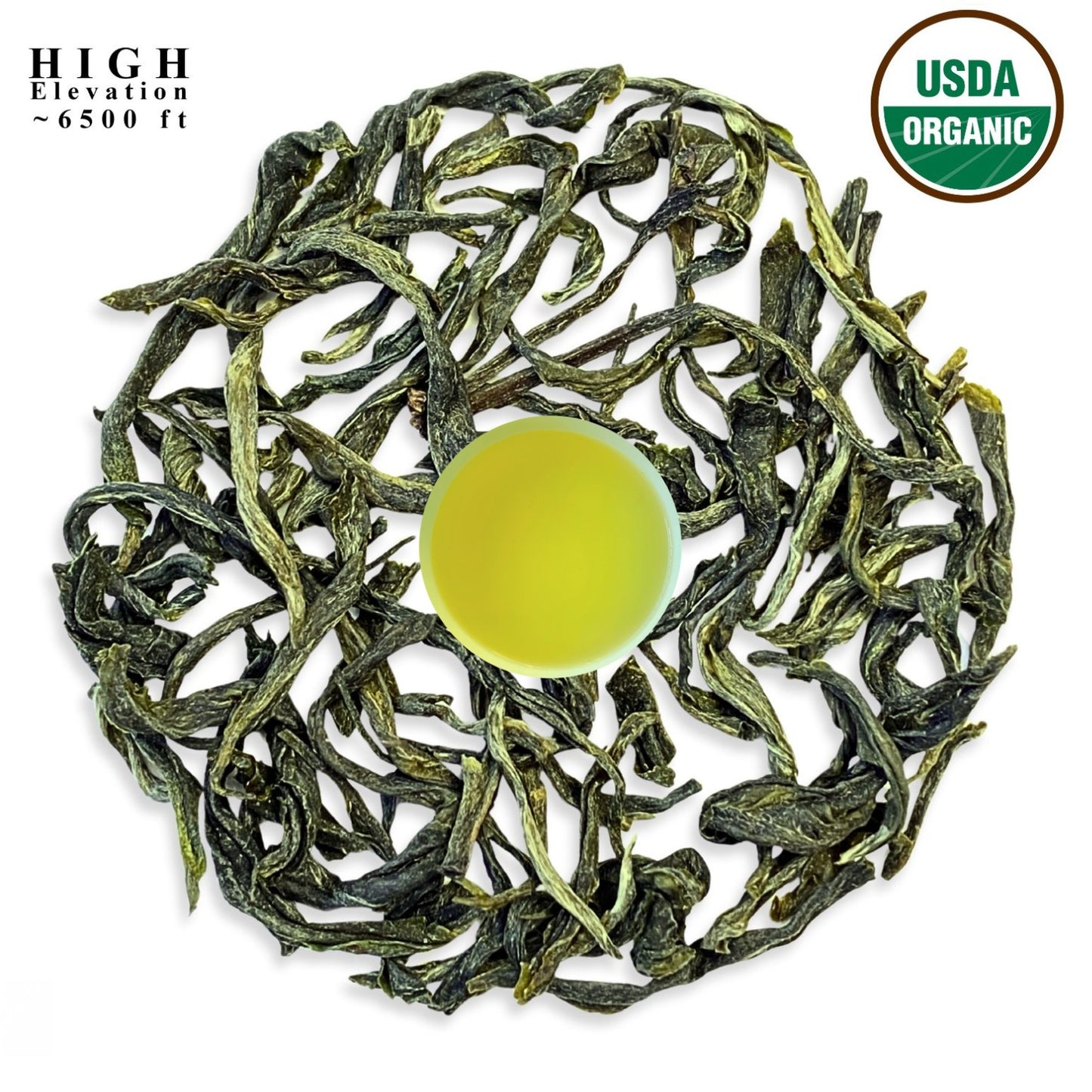 95° Mt. Pumori Emerald Green Tea – USDA Certified Organic