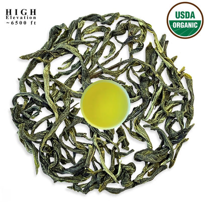 95° Mt. Pumori Emerald Green Tea – USDA Certified Organic