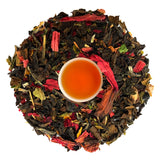 Rose tea comes with an assortment of small beige, and brown tea leaves with light pink petals of Rose, which smells like LOVE, giving out an orange caramel liquor when steeped. With a silk smooth velvety texture, it gives out a hint of sweet Rosy taste. 
