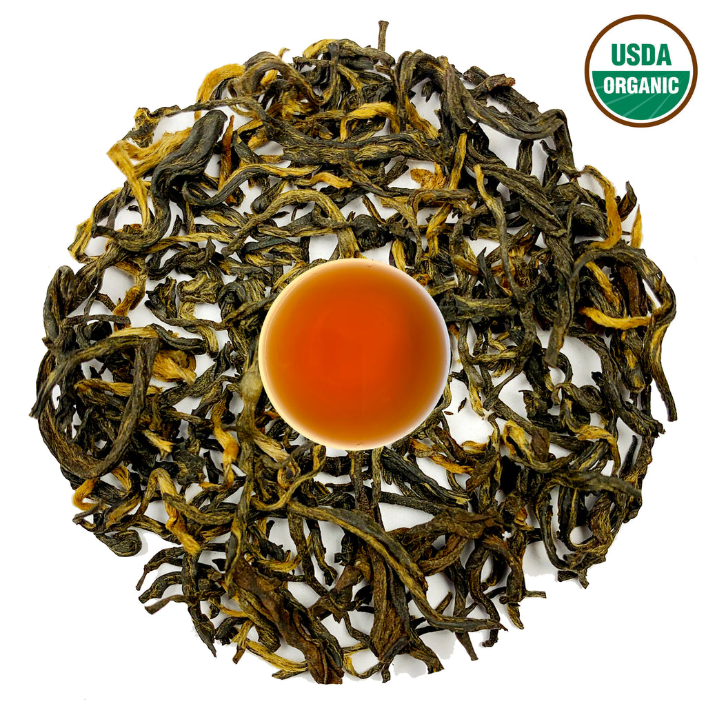 Mt. Pumori gold Black Tea with fruity notes will delight any black tea lover,  with a texture ranging from medium to thick depending on how it is brewed.