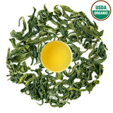 Mt Pumori emerald  green tea is high elevation USDA Organic tea is our favorite Green Tea yet. It originates from high altitude tea Plantations in Ilam, where there is a constant flow of Monsoon clouds rising up towards the higher Himalayas before turning into rain or snow.